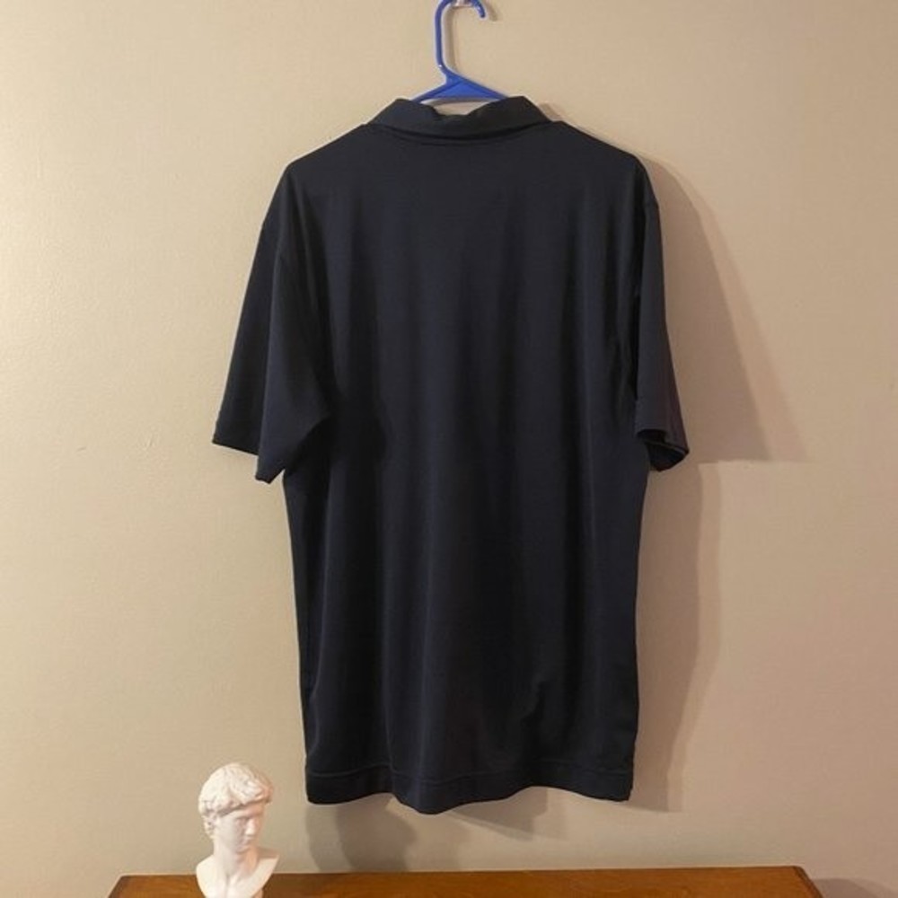 Cutter & Buck, Men's M, CB Drytec, Dark navy blue polo, 100% Polyester - Picture 4 of 4